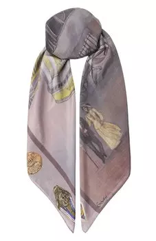 Шелковая шаль МГУ Gourji