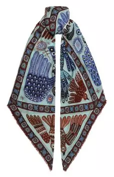 Шелковая шаль Небеса Gourji