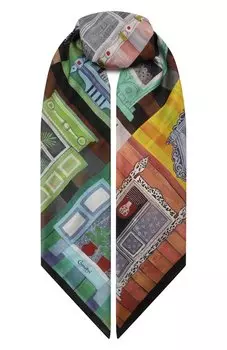 Шелковая шаль Окна Gourji