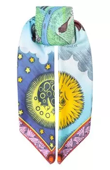 Шелковая шаль Суздаль Gourji