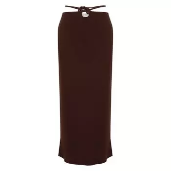 Шелковая юбка Christopher Esber