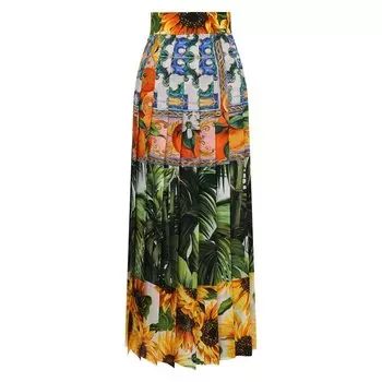 Шелковая юбка Dolce &amp; Gabbana