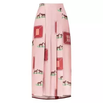 Шелковая юбка Victoria Beckham