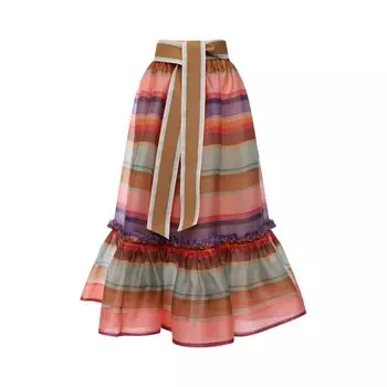 Шелковая юбка Zimmermann