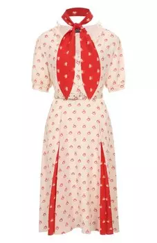 Шелковое платье Akhmadullina