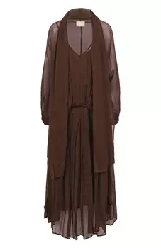 Шелковое платье Albus Lumen