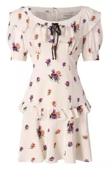 Шелковое платье Alessandra Rich