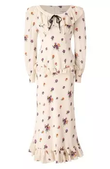 Шелковое платье Alessandra Rich