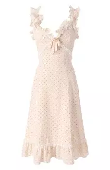 Шелковое платье Alessandra Rich