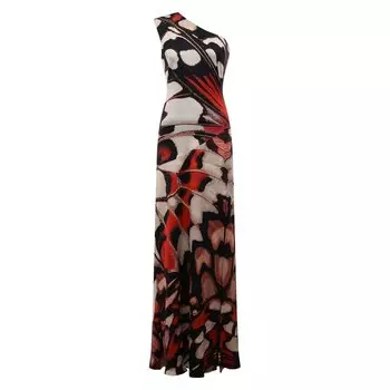 Шелковое платье Alexander McQueen