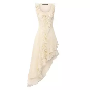 Шелковое платье Alexander McQueen