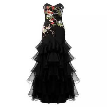 Шелковое платье Alexander McQueen