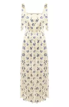 Шелковое платье AND the brand