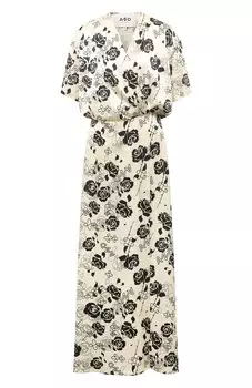 Шелковое платье AND the brand