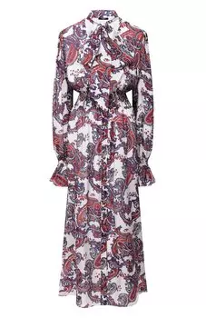 Шелковое платье Balmain