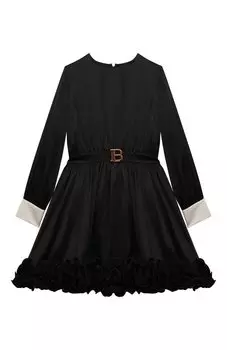 Шелковое платье Balmain