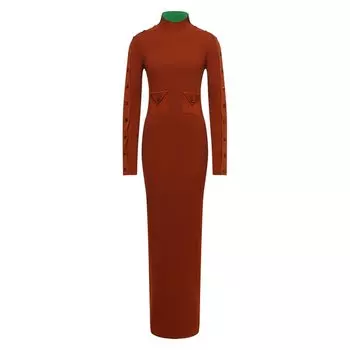 Шелковое платье Bottega Veneta