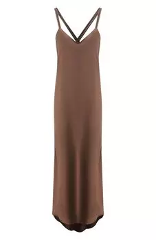 Шелковое платье Brunello Cucinelli