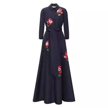 Шелковое платье Carolina Herrera