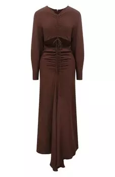 Шелковое платье Christopher Esber