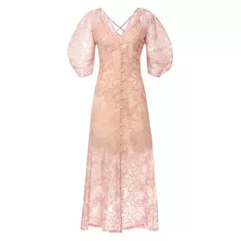 Шелковое платье Cult Gaia