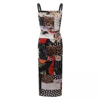 Шелковое платье Dolce &amp; Gabbana