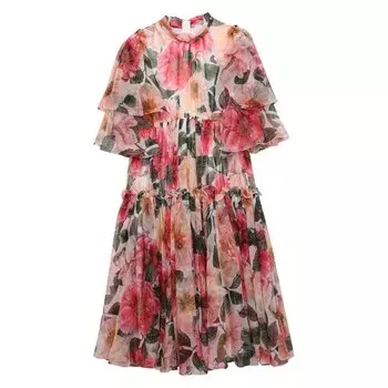 Шелковое платье Dolce &amp; Gabbana