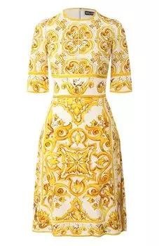 Шелковое платье Dolce & Gabbana