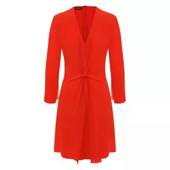 Шелковое платье Emporio Armani