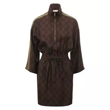 Шелковое платье Gucci