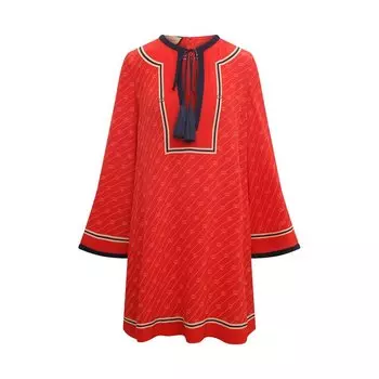 Шелковое платье Gucci