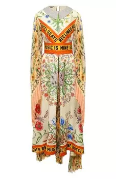 Шелковое платье Gucci