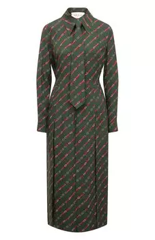 Шелковое платье Gucci