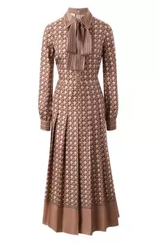 Шелковое платье Gucci