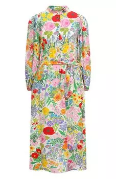 Шелковое платье Gucci x Ken Scott Gucci