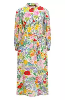 Шелковое платье Gucci x Ken Scott Gucci