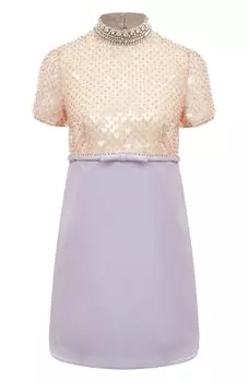 Шелковое платье Miu Miu