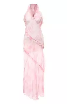 Шелковое платье MSGM