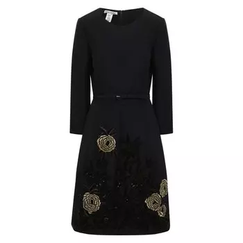 Шелковое платье Oscar de la Renta