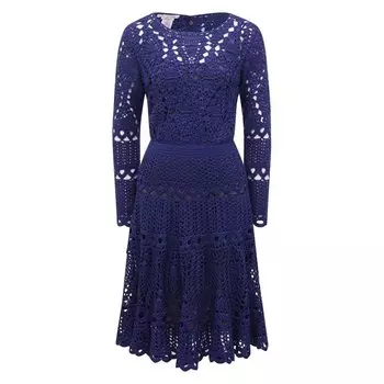 Шелковое платье Oscar de la Renta