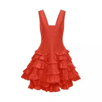 Шелковое платье Oscar de la Renta