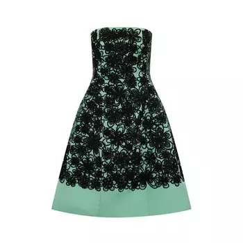 Шелковое платье Oscar de la Renta