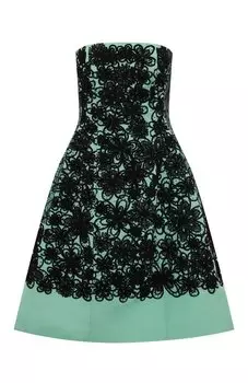 Шелковое платье Oscar de la Renta