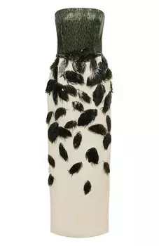 Шелковое платье Oscar de la Renta