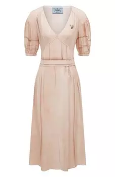 Шелковое платье Prada