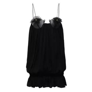 Шелковое платье Saint Laurent