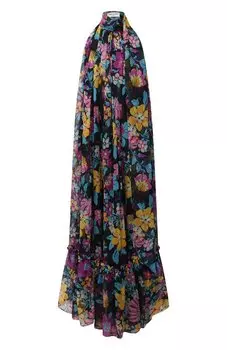 Шелковое платье Saint Laurent