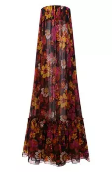 Шелковое платье Saint Laurent