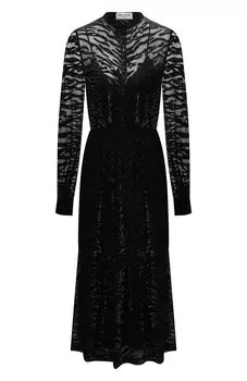 Шелковое платье Saint Laurent