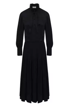 Шелковое платье Saint Laurent